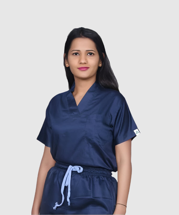 Bamboo Navy Blue Surgeon Dress
