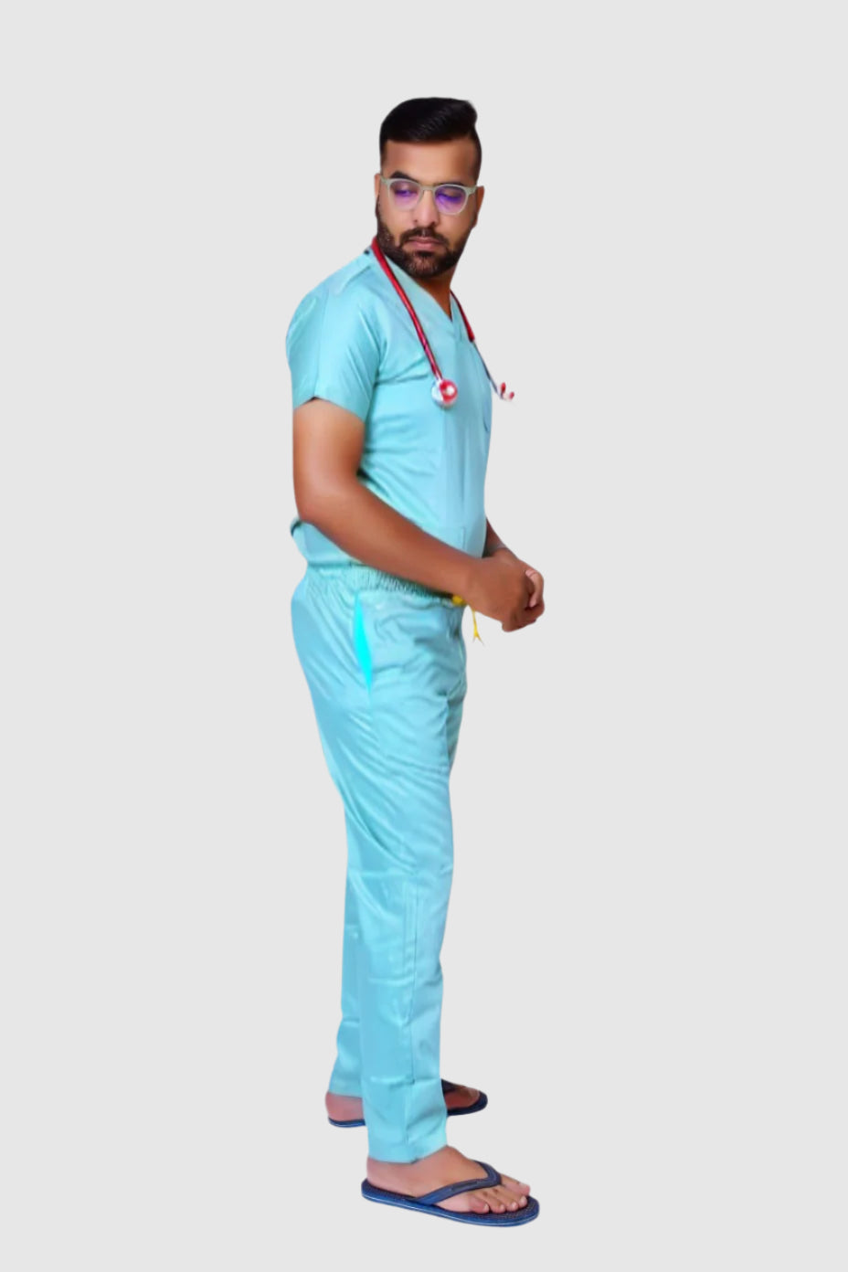 Bamboo Sky blue Surgeon Dress