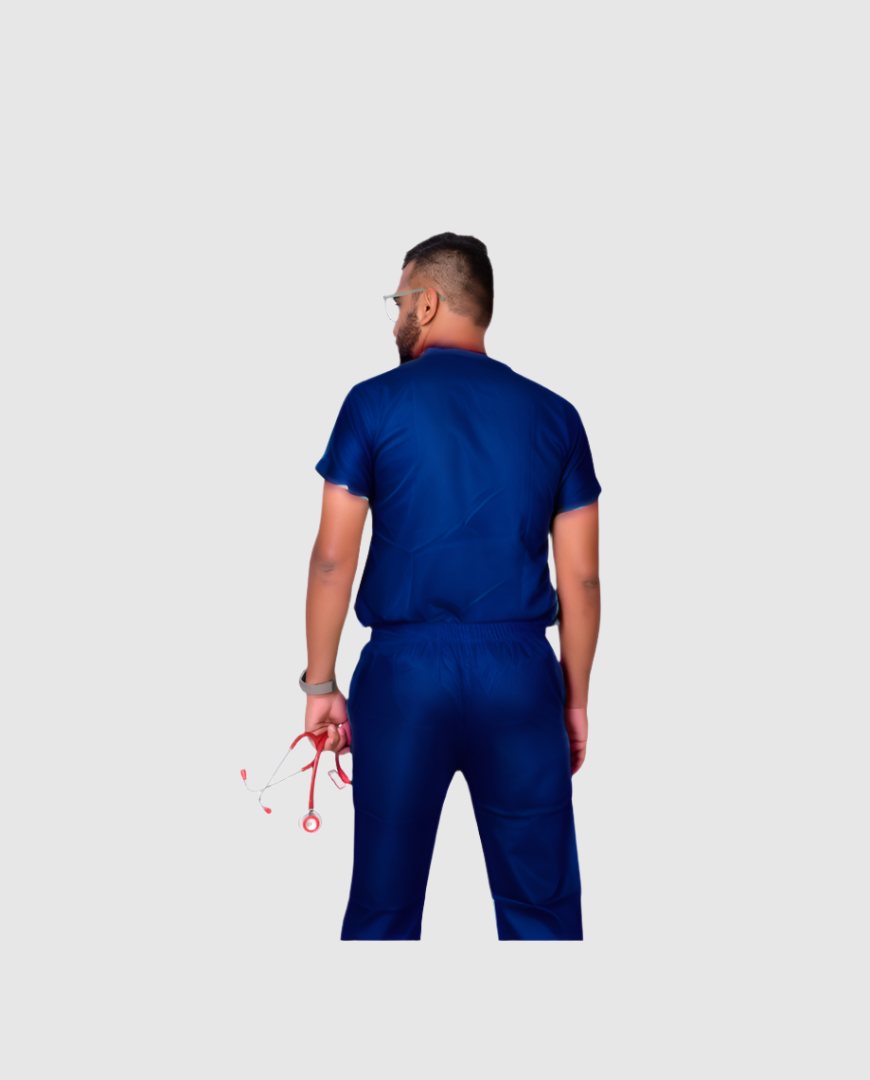 Bamboo Navy Blue Surgeon Dress