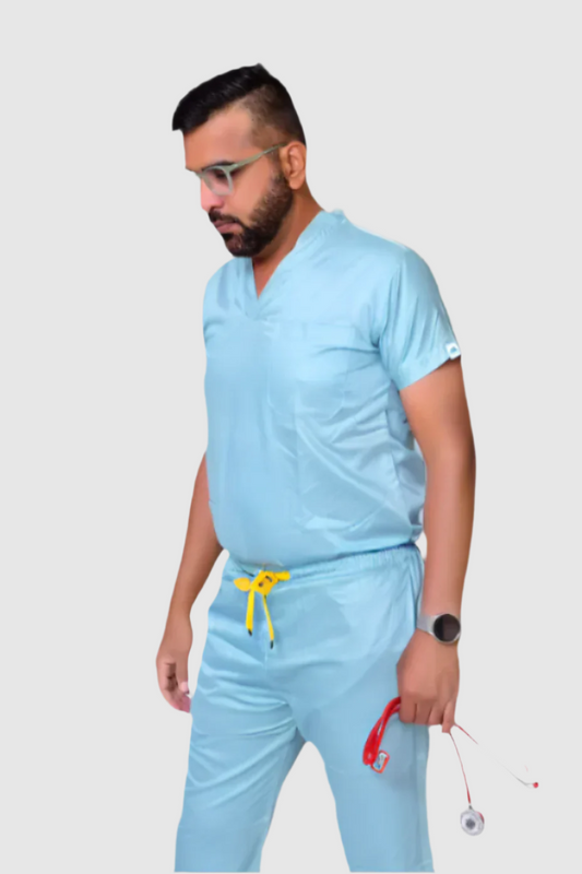 Bamboo Sky blue Surgeon Dress