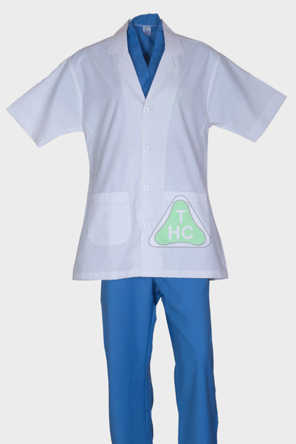 Doctor's Apron PCM White Half Sleeves
