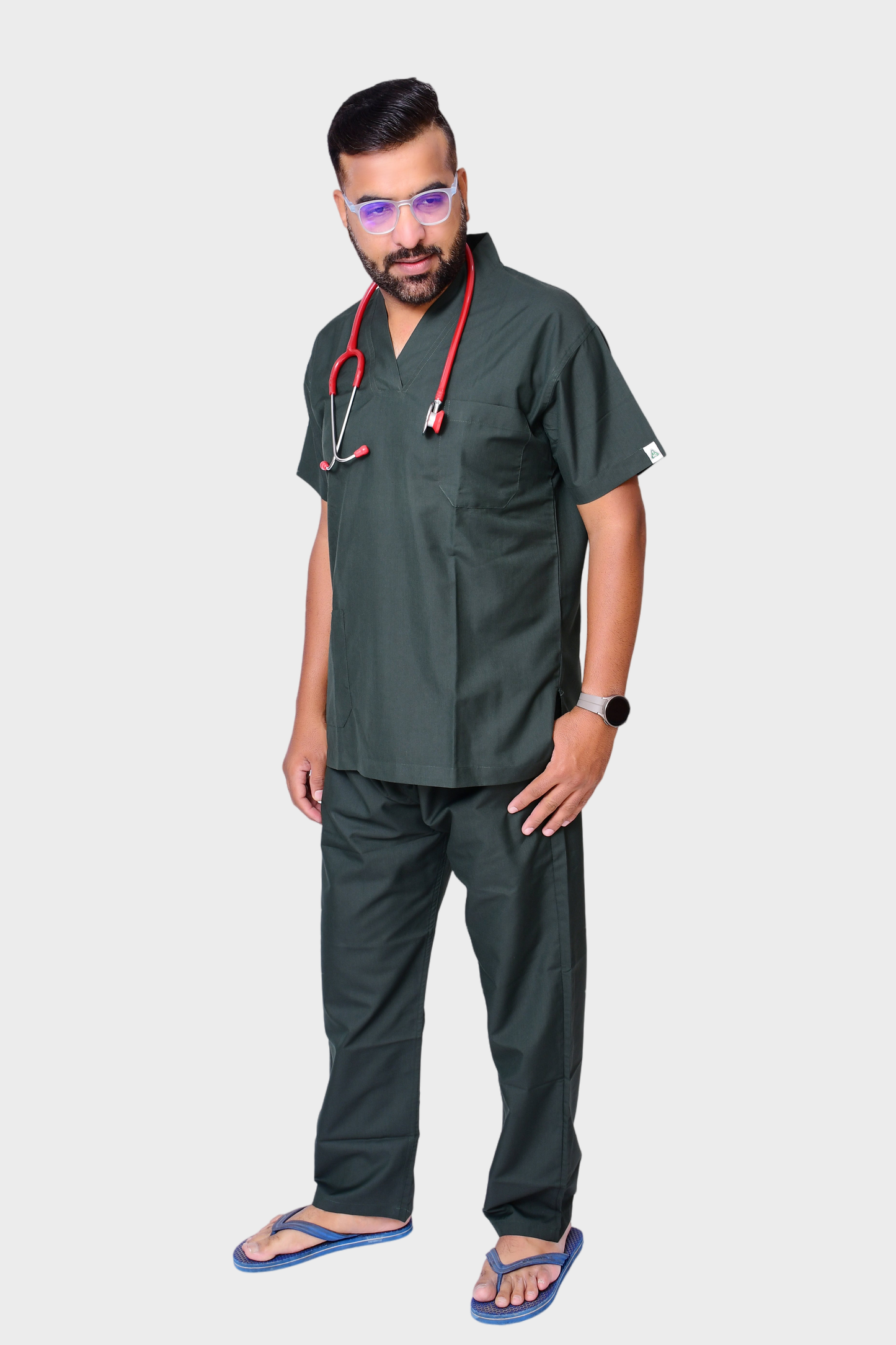 Rangifit Olive Green Surgeon Dress