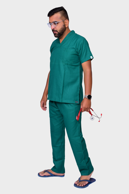 Softicy Green Surgeon Dress