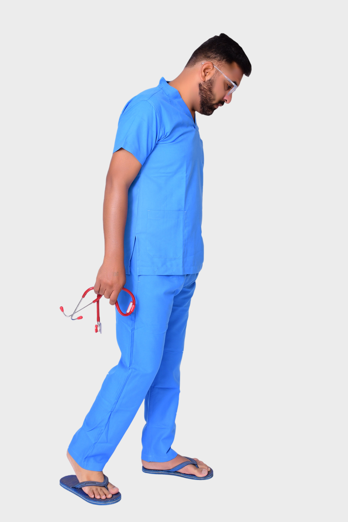 Softicy Sky Blue Surgeon Dress