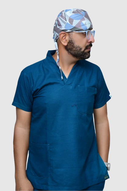Softicy Teal Forest Green Surgeon Dress