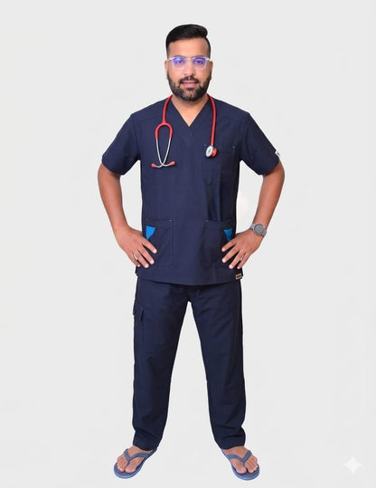 Stretchfit Navy Blue Surgeon Dress