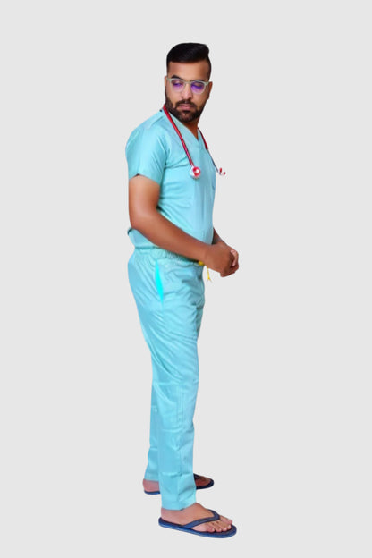 Bamboo Sky blue Surgeon Dress