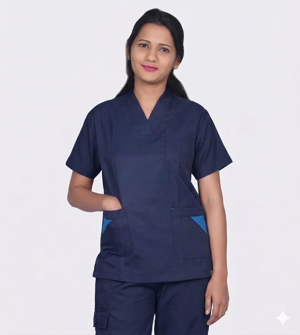 Stretchfit Navy Blue Surgeon Dress