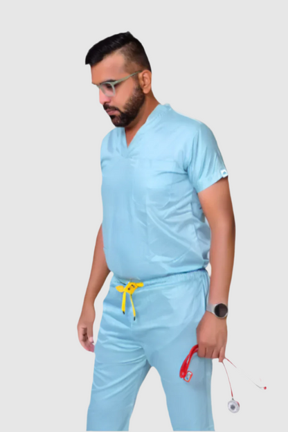 Bamboo Sky blue Surgeon Dress